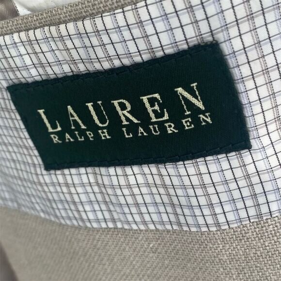 Lauren Ralph Lauren Men's Brown Blazer Size 48 Long Business Classic - Picture 6 of 12